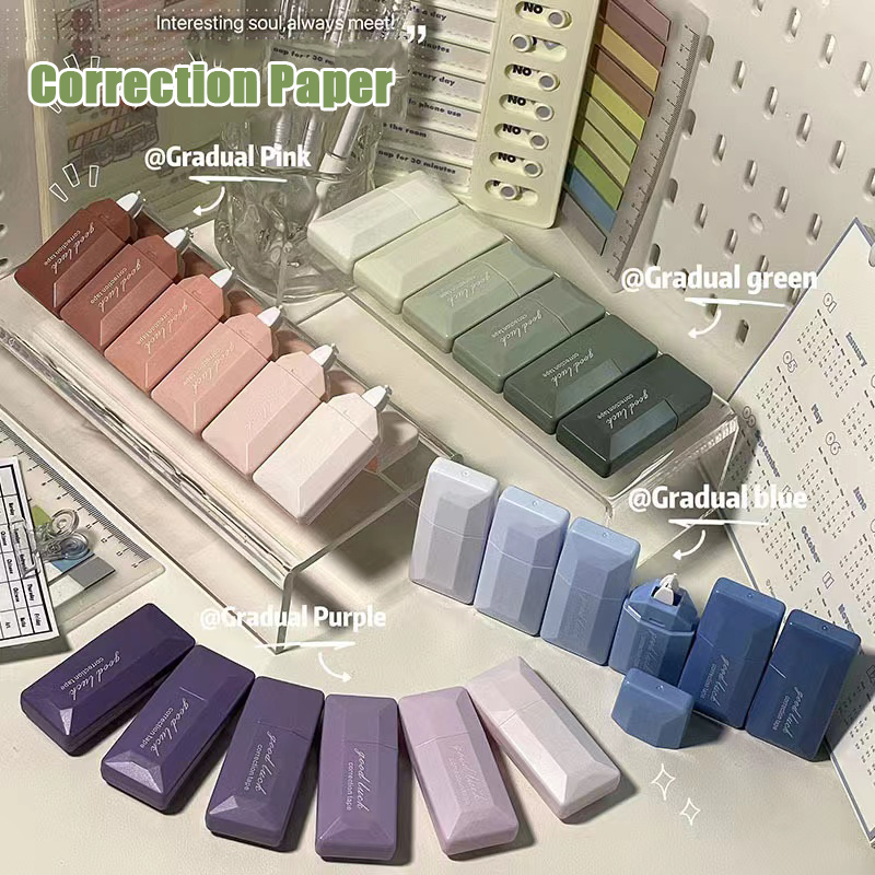 6PC Card Style Gradient Correc - Correction Tape Roller recension och pris