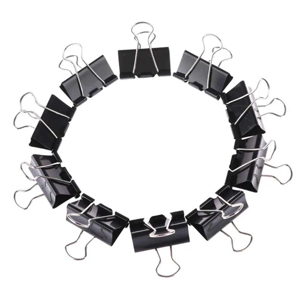 10 pieces Metal Paper Clip 19  - Binder Clip Assorted recension och pris